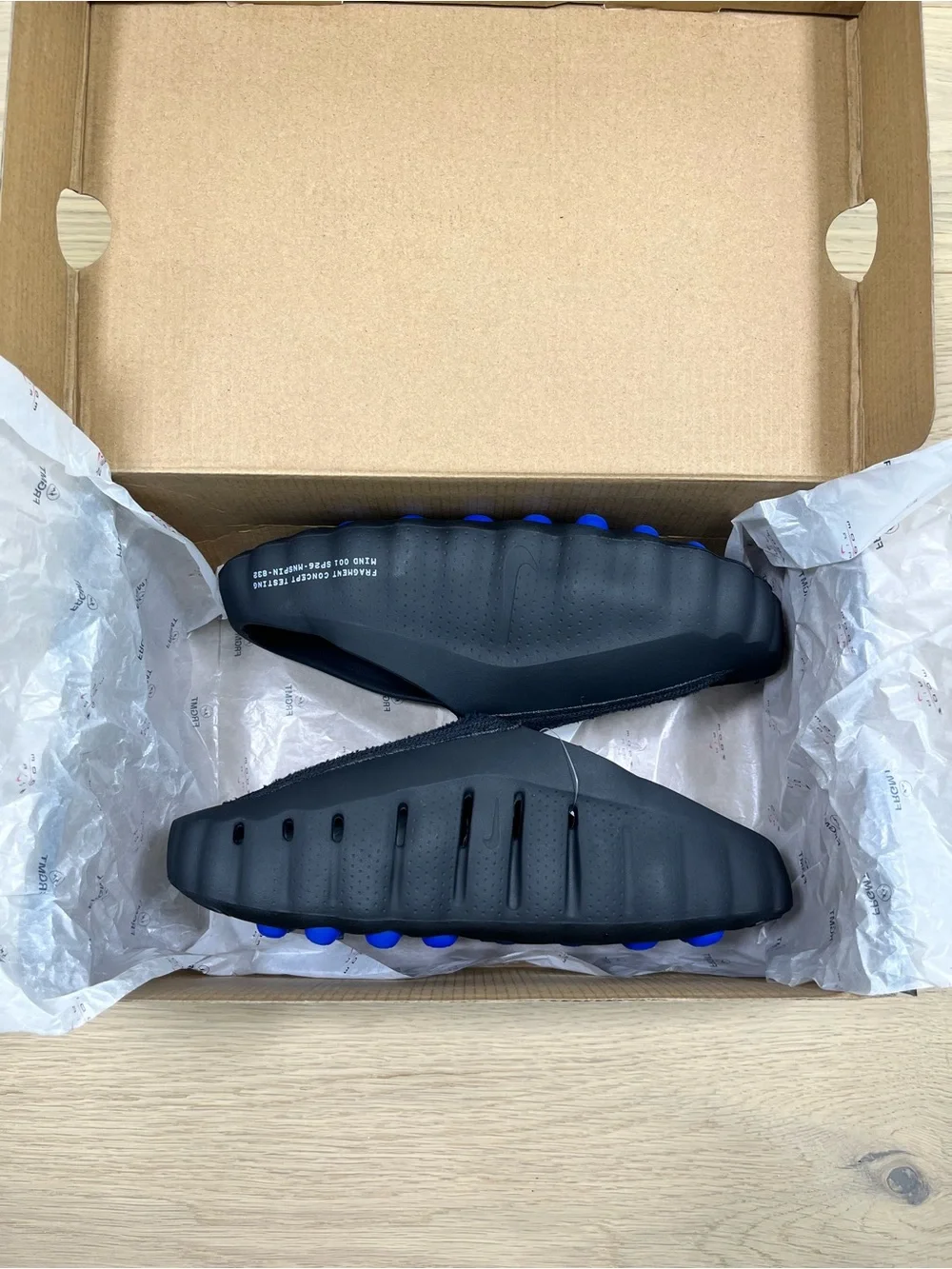 Nike Minds 001 Slides Fragment Black
